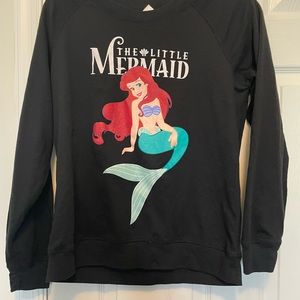 Little Mermaid Reversible Long Sleeve Crewneck